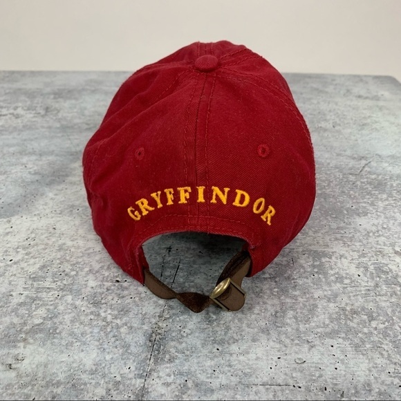 Harry Potter Gryffindor Red Gold Embroidered Adjustable Hat Cap - Picture 3 of 5